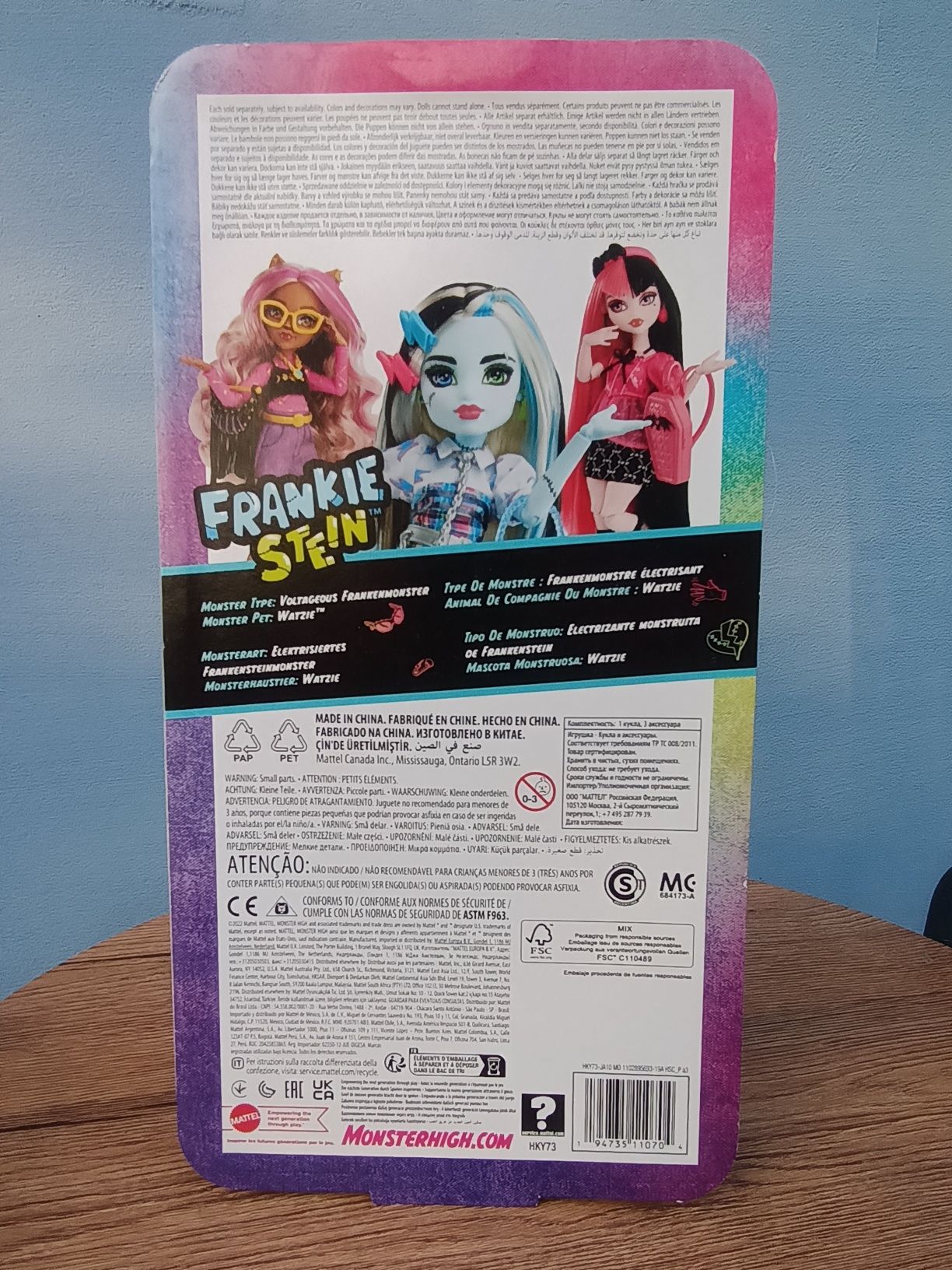 Lalka Mattel Monster High Frankie Stein 29 cm