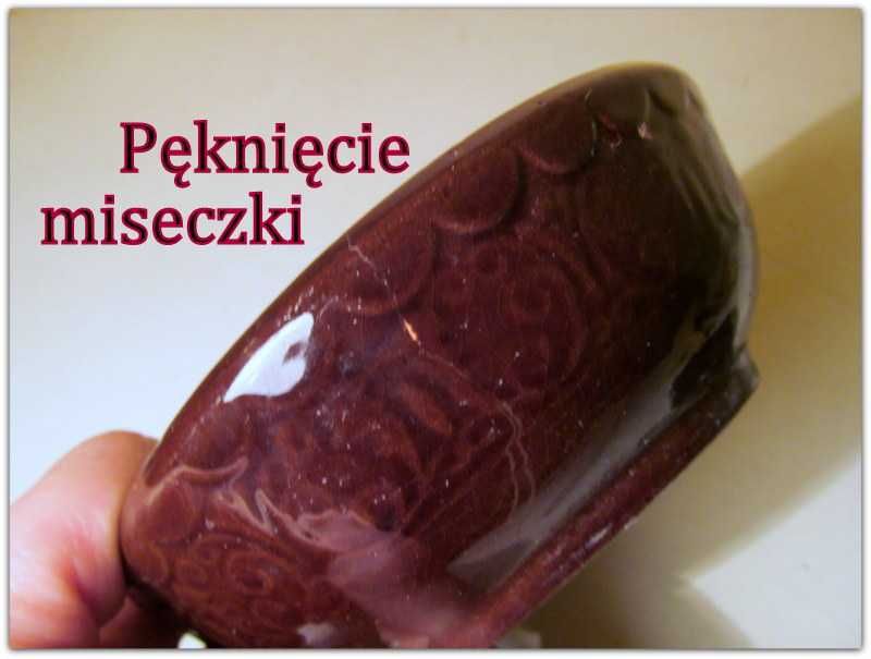 Wazon Ikebana na suche kwiaty ceramiczna glazurowana okres PRL