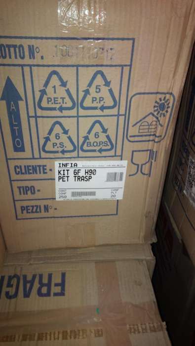 Embalagem PET para Frutas e Legumes com tampa