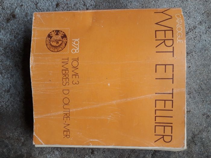 Catálogos de Selos Francês 1978 (3 Vol.) raríssimos