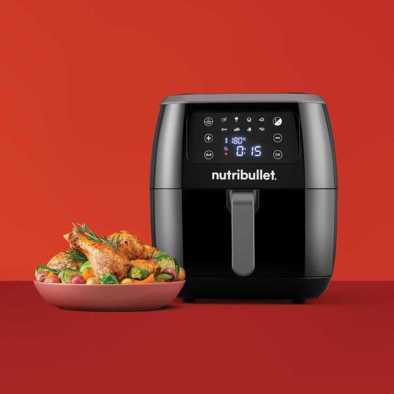 Fritadeira sem Óleo NUTRIBULLET Air Fryer XXL Digital NBA071B