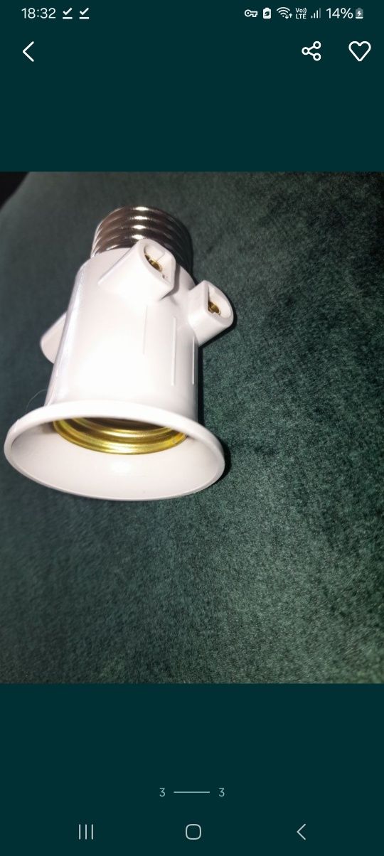 Oprawka piwniczna E27 adapter do piwnicy
