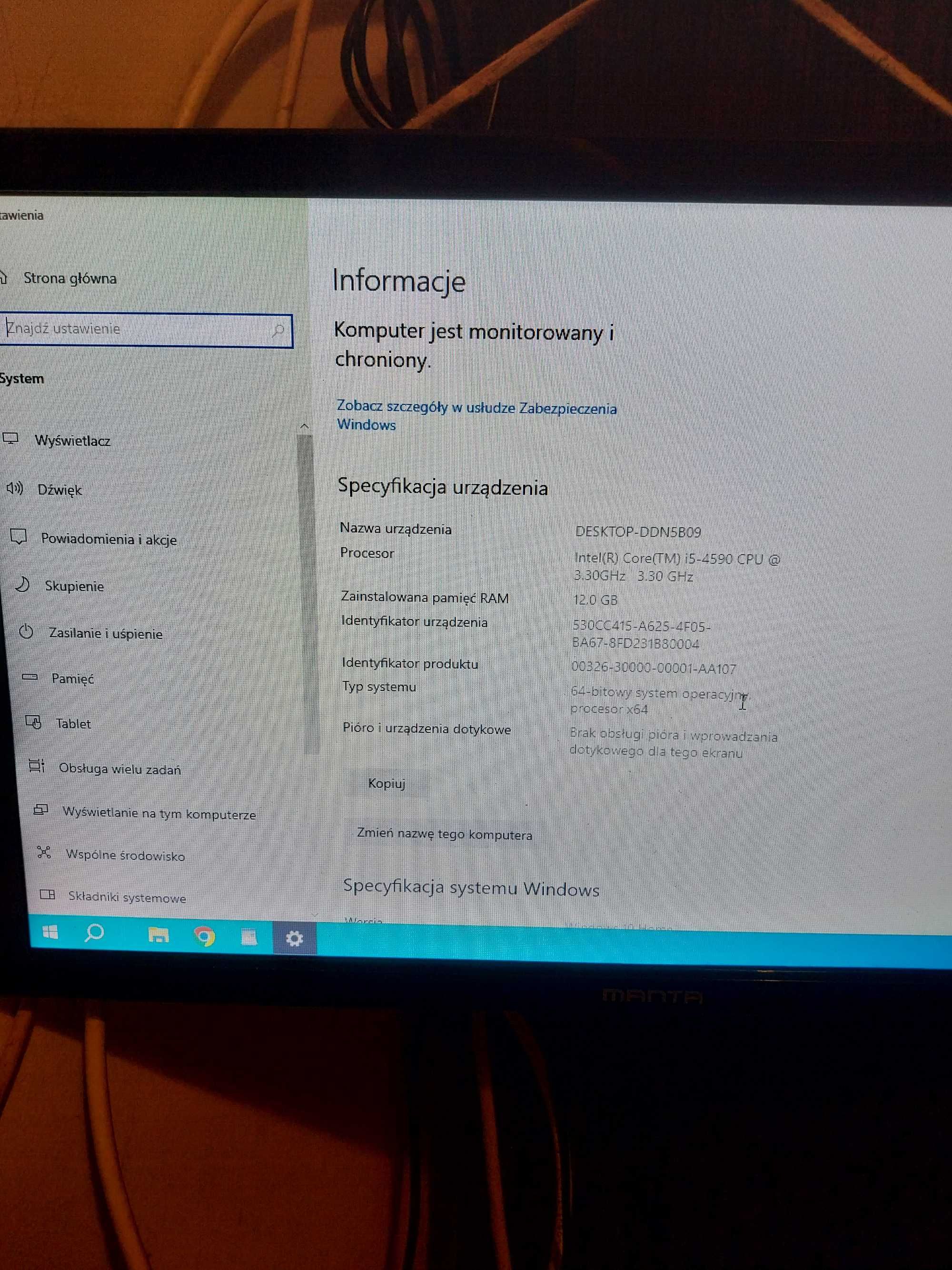 Komputer Dell D07S intel core i5-4590  3.30 Ghz