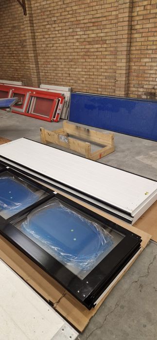 Bramy garażowe, przemysłowe  3m x 3m Dwie identyczne sztuki