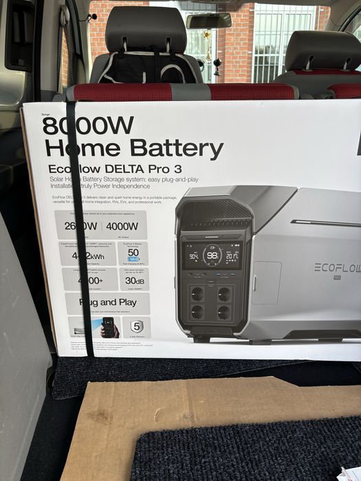 Зарядна станція EcoFlow Delta Pro 3 4096 вт*год НОВІ ЄВРОПА