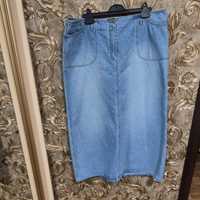 Юбка джинсовая 54-56размер