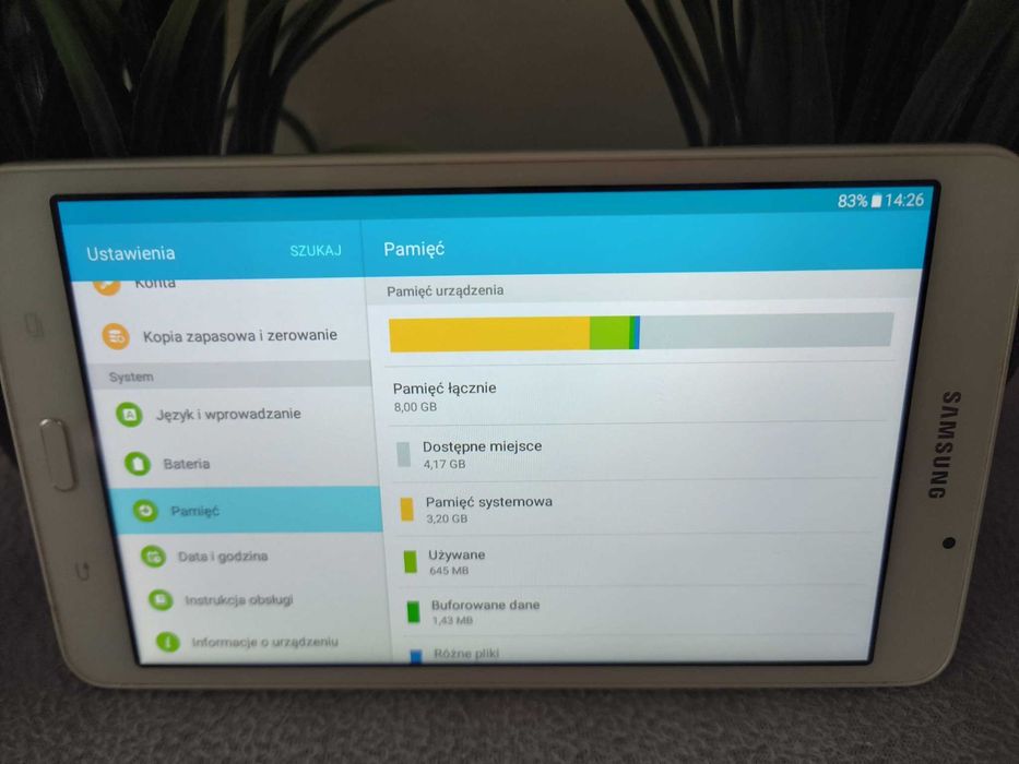 Tablet Samsung Galaxy Tab A 7 cali Android