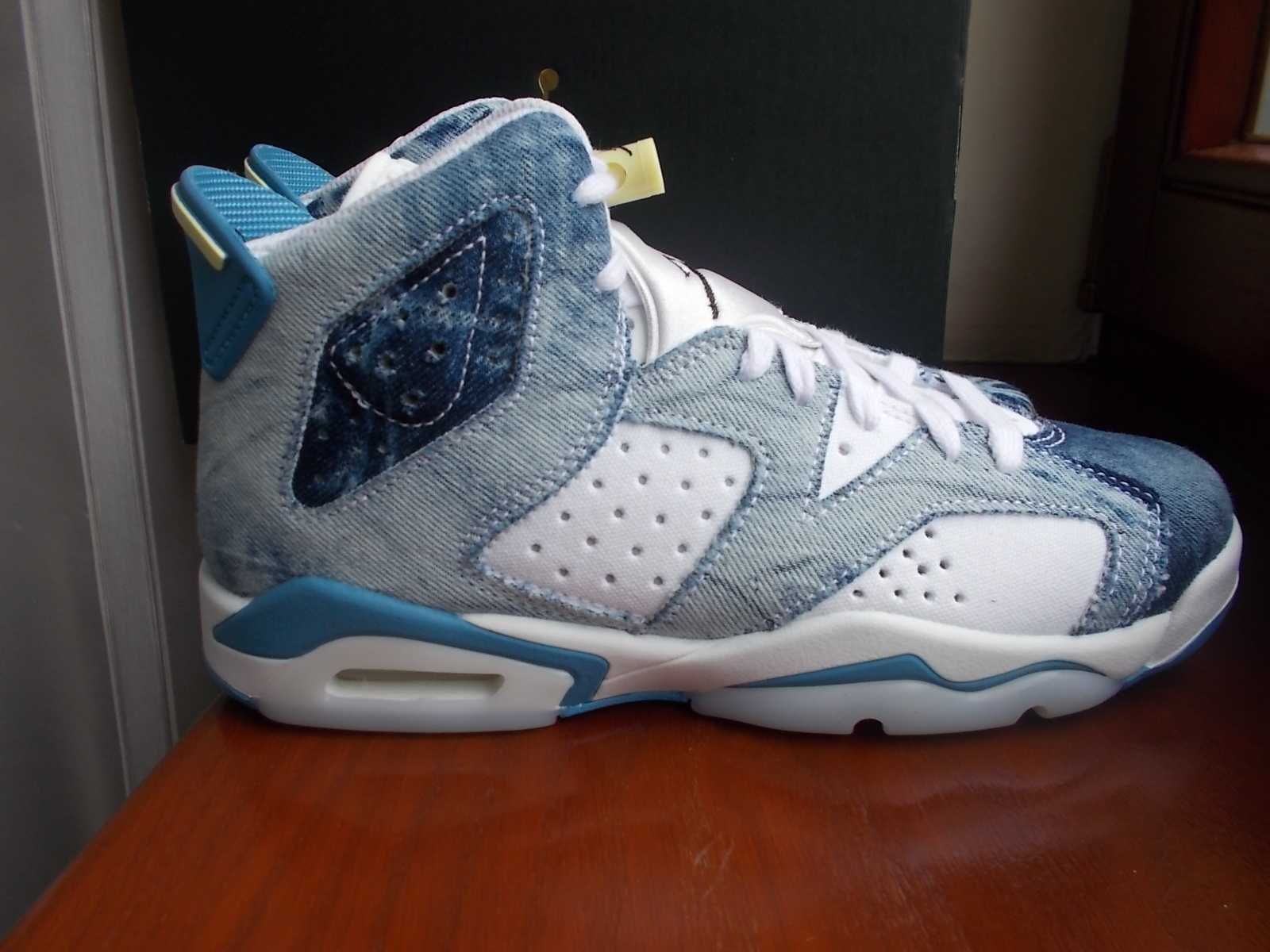 (r. Eur 38,5- 24 cm) Nike Jordan 6 Retro Washed Denim DM9045,-100