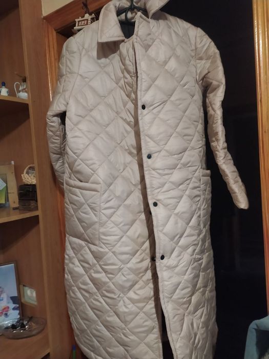 Зимове стьобане пальто