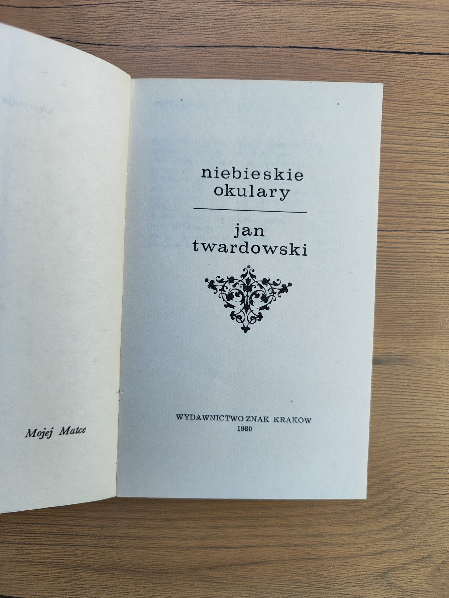 Okazja! Książka " Niebieskie Okulary " Jan Twardowski