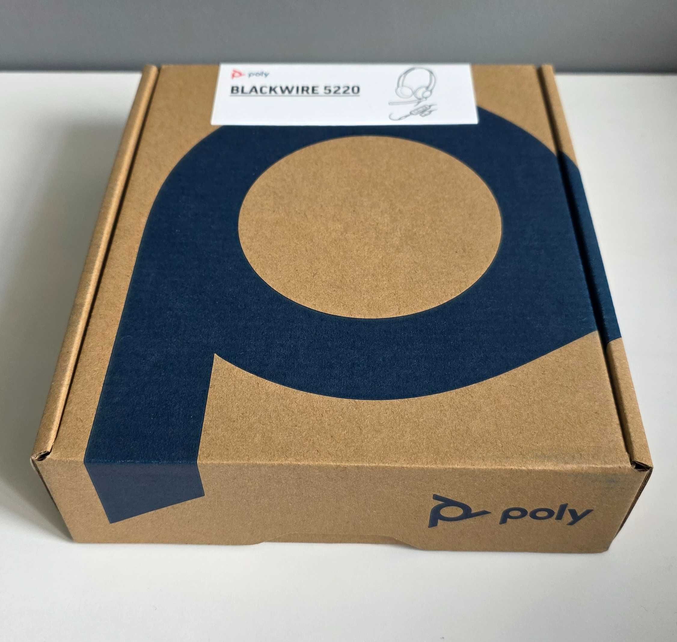SŁUCHAWKI Plantronics Blackwire 5220 + USB-C/A Adapter
