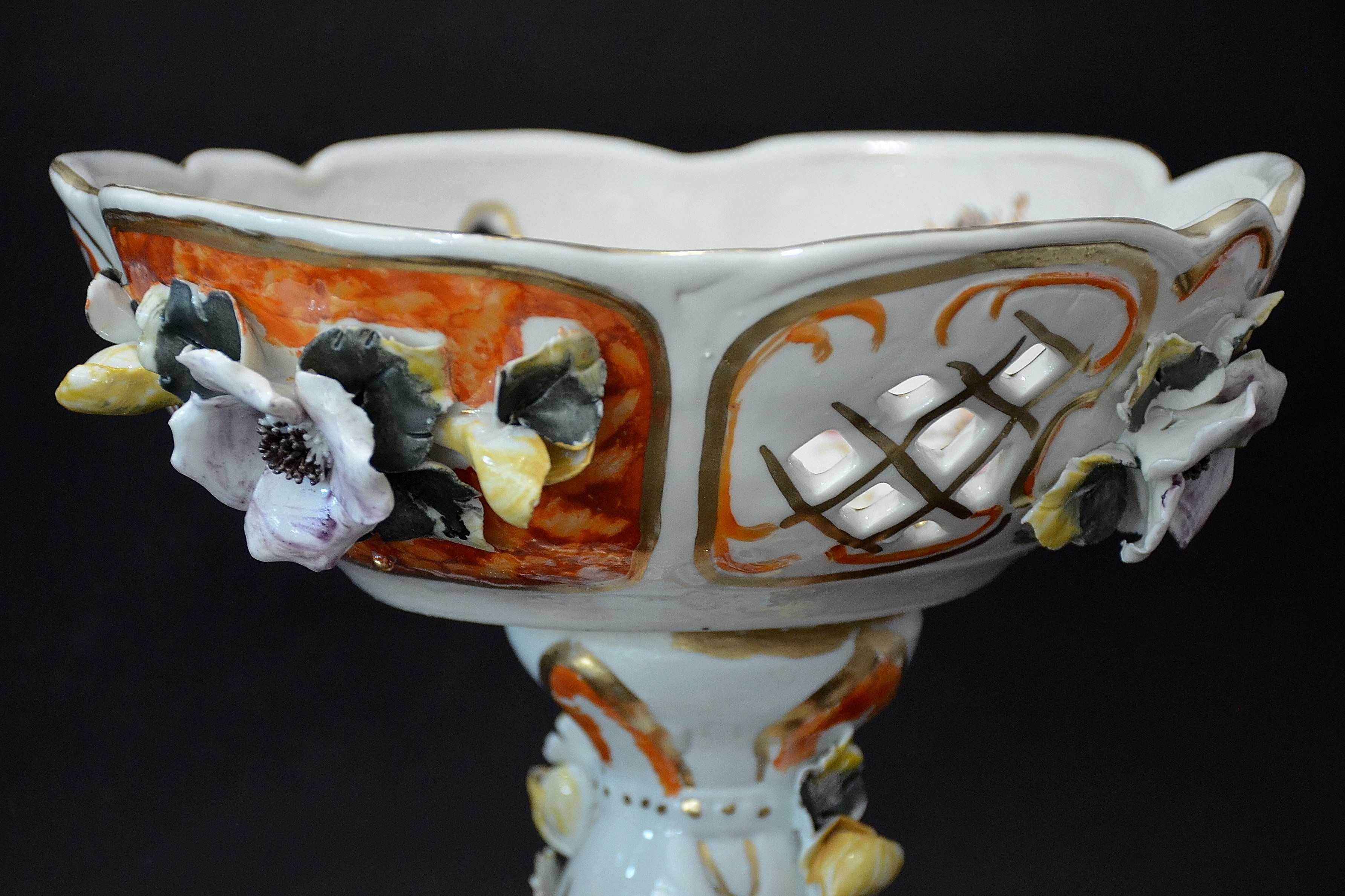 Porcelana Roceram owocarka Florina wys. 26cm do kolekcji