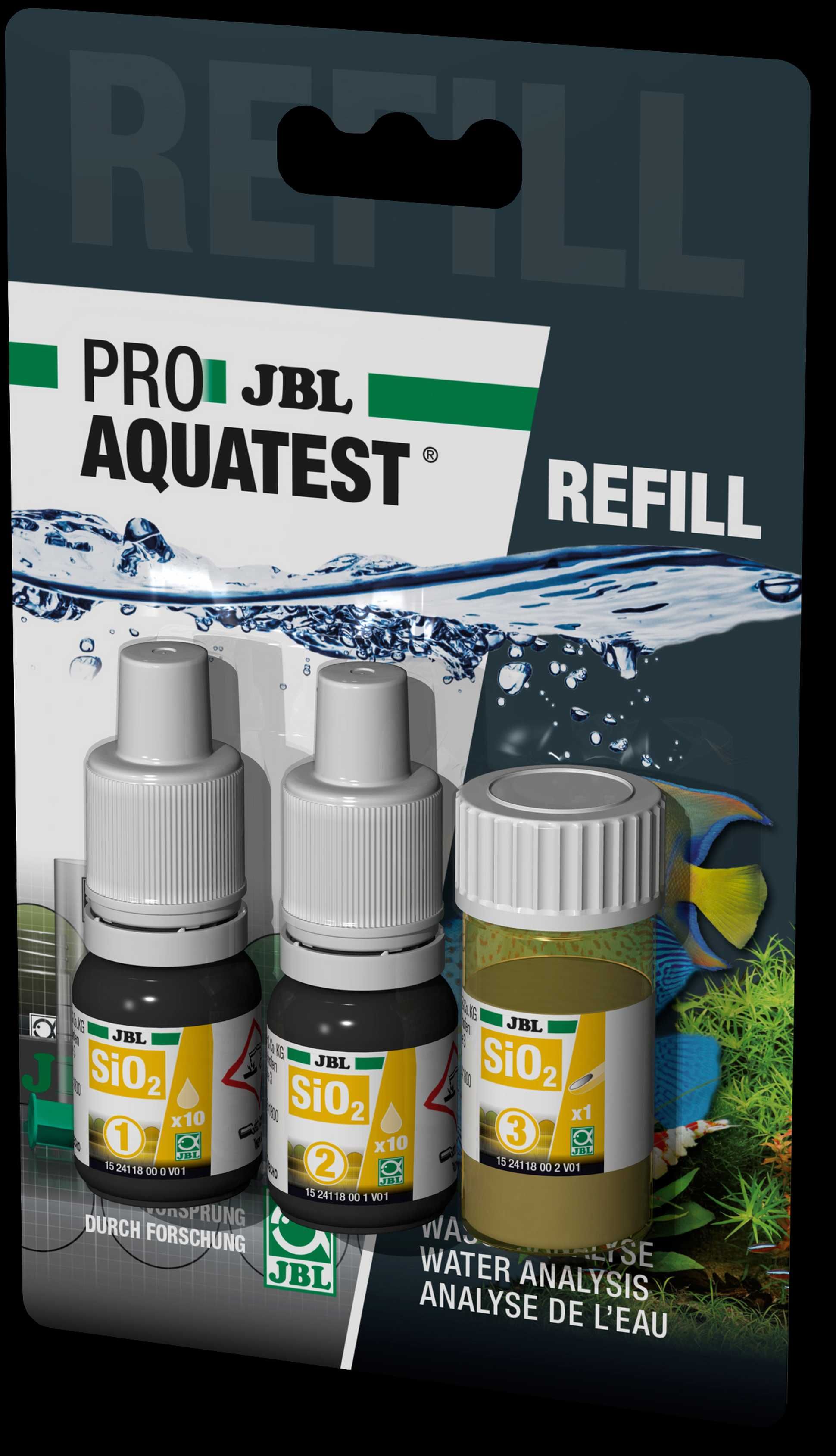 JBL PROAQUATEST SiO2 REFILL Krzemiany odczynniki uzupełnienie + GRATIS