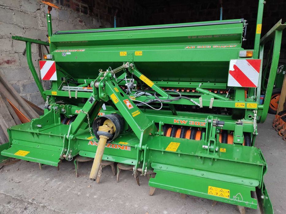 Agregat uprawowo-siewny AMAZONE KE + AD 303 Amalog, znaczniki