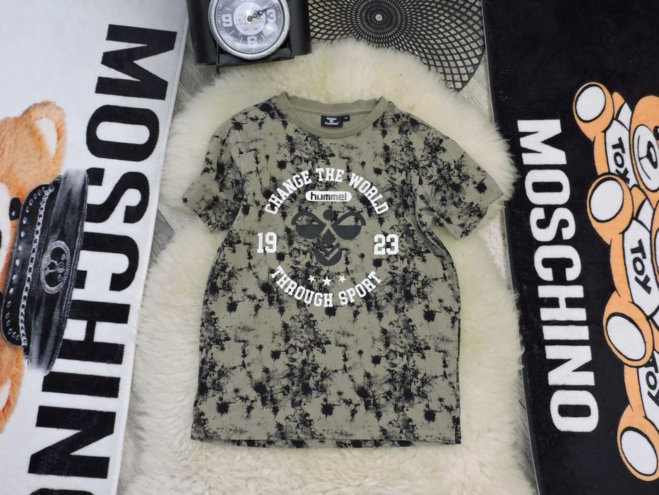 Hummel - oryginalny t-shirt logo , tie dye r 134