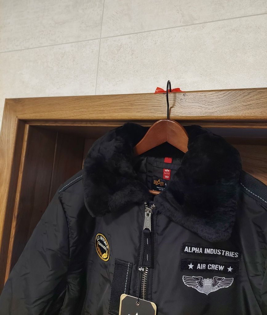 Kurtka bomberka pilotka Alpha Industries Injector III Air Force r. L