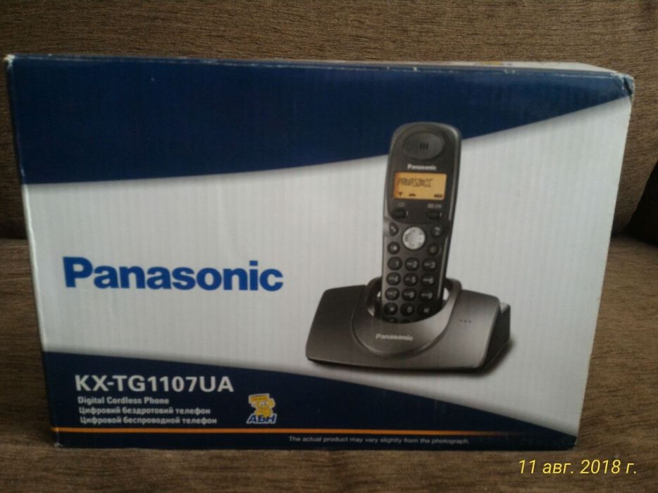 Цифровий бездротовий телефон Panasonic KX-TG 1107UA