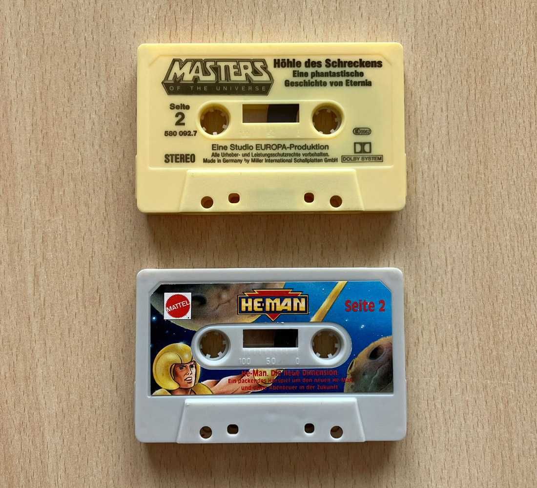 Zestaw 2 kaset magnetofonowych - 'Masters Of The Universe' i 'He Man'