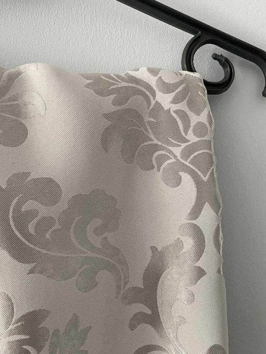 Zasłony okienne 2 szt błyszcząco – matowe do powieszenia na żabki