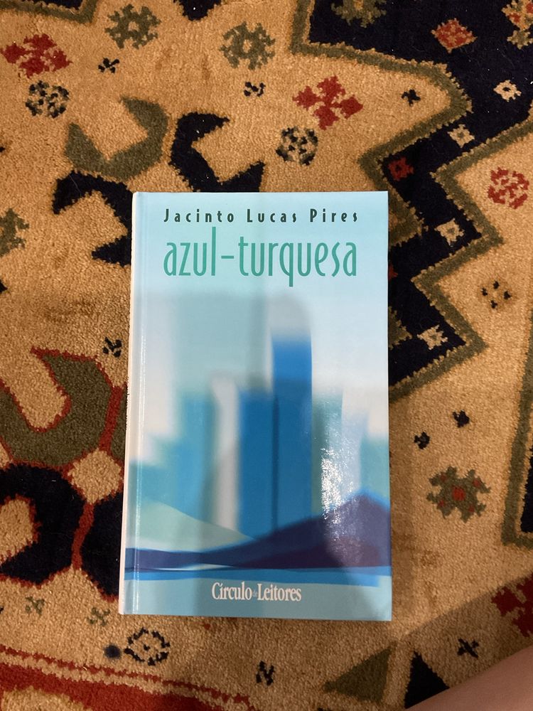 Livro Jacinto Lucas Pires - azul-turquesa