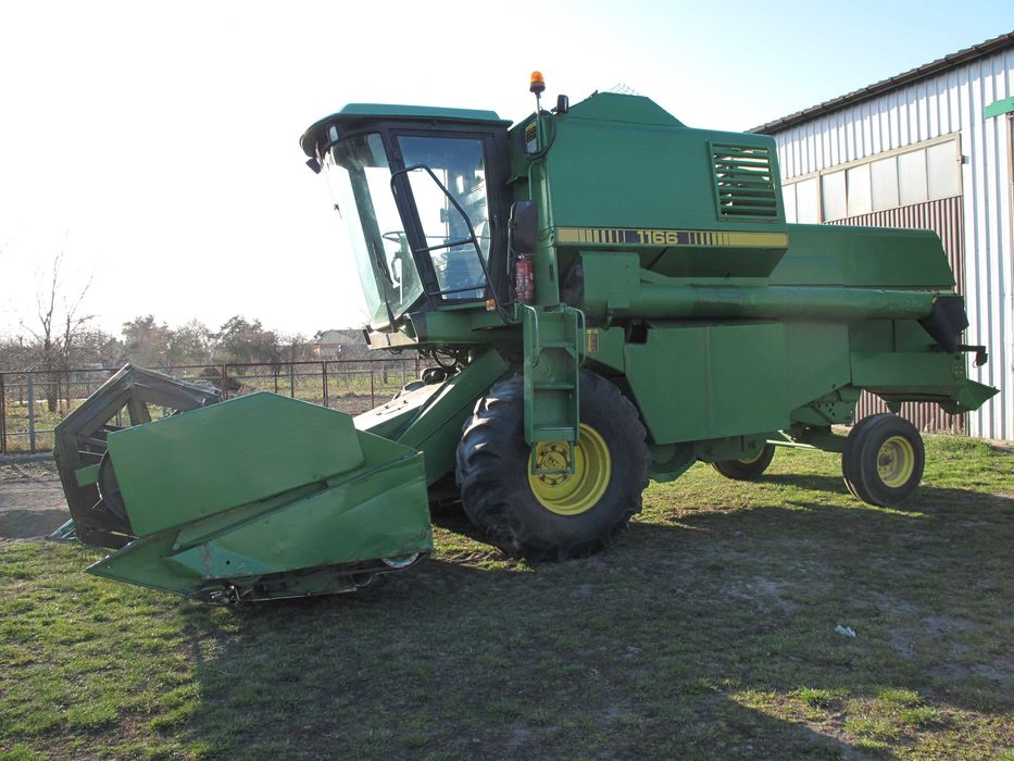 Kombajn Zbożowy John Deere 1166 Klima Sieczkarnia Heder 3,60