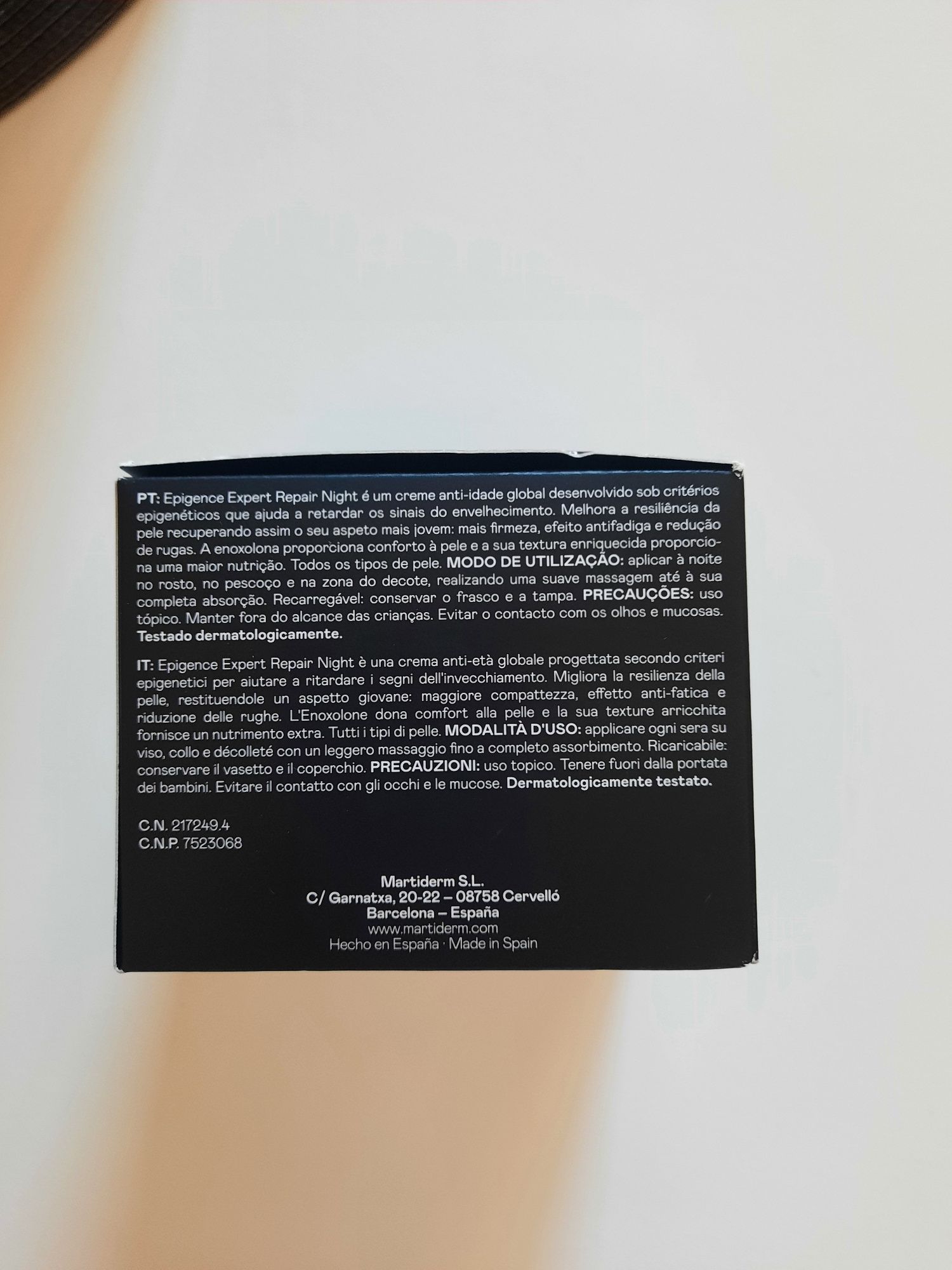 Creme anti idade Martiderm