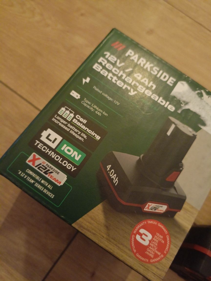 Nowa bateria akumulator Parkside 4 Ah 12V