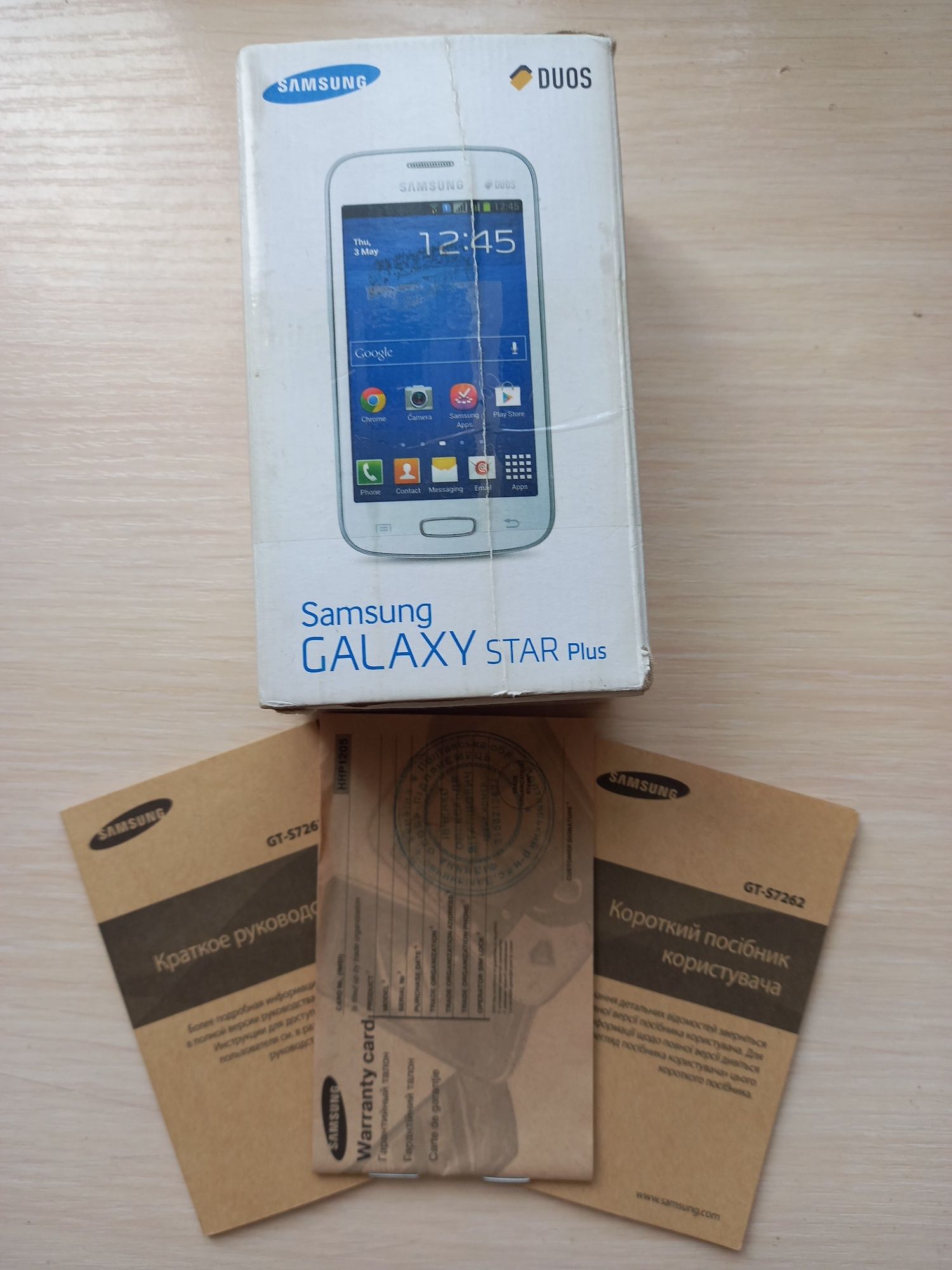 Samsung duos galaxy star plus s7262