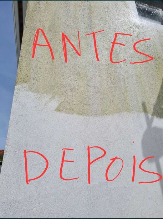 Limpeza / Lavagem de telhados, fachadas, muros, terraços e passeios