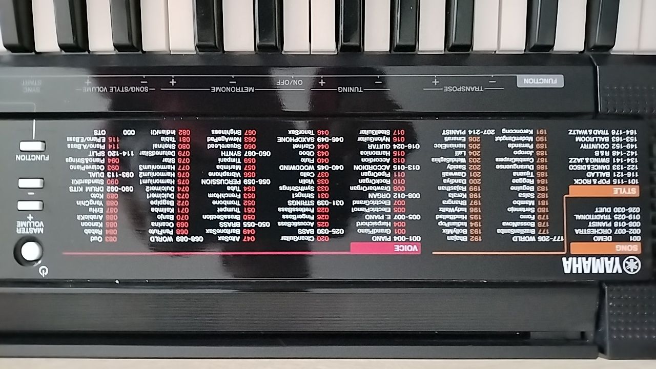 Piano eletrónico Yamaha