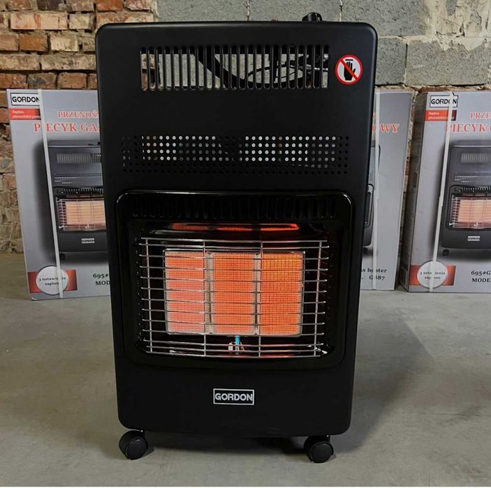 Обігрівач газовий 4.2 кВт керамічні панелі автономний без електрики