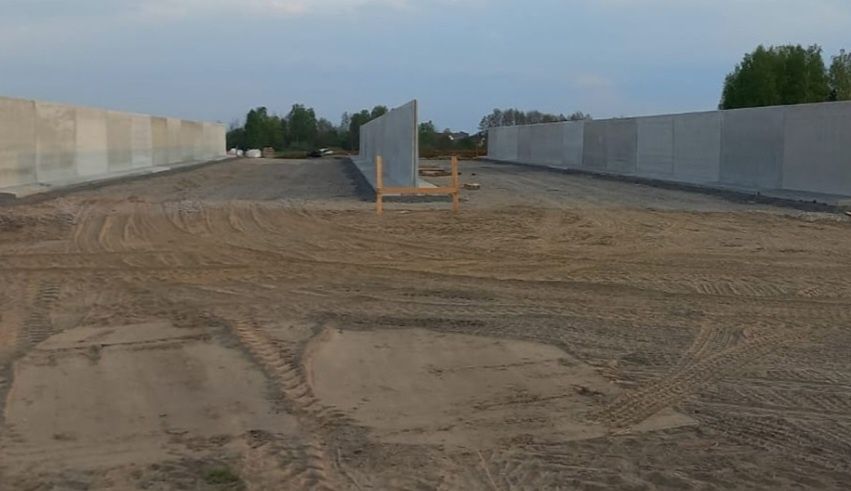 Silos na kiszonkę, mury oporowe, ściany oporowe prefabrykowane