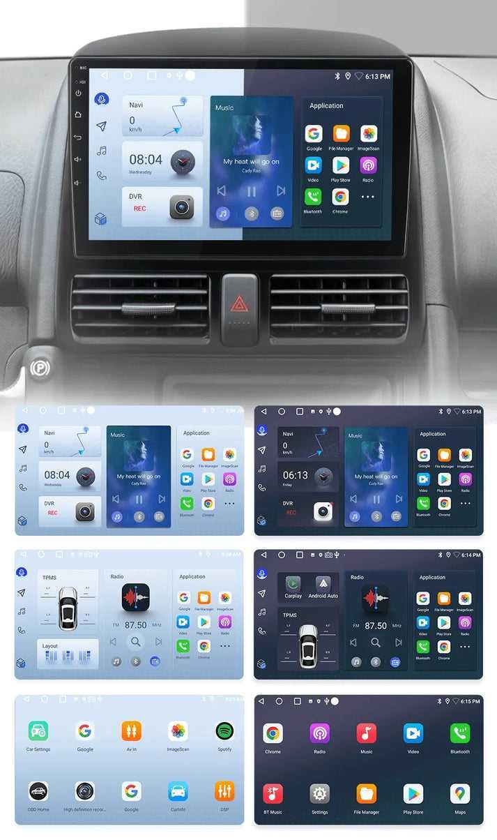 Radio Nawigacja Honda CR-V 2001 - 2006, Android Auto, 2GB, 32GB
