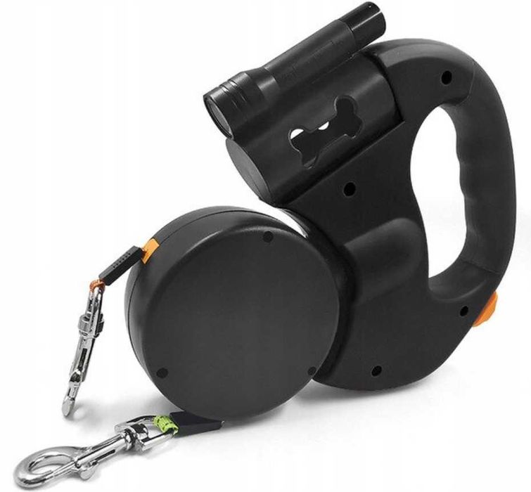 Podwójna SMYCZ Dla Dwóch Psów 3m Automatyczna Oh!dog Zwijana Taśma