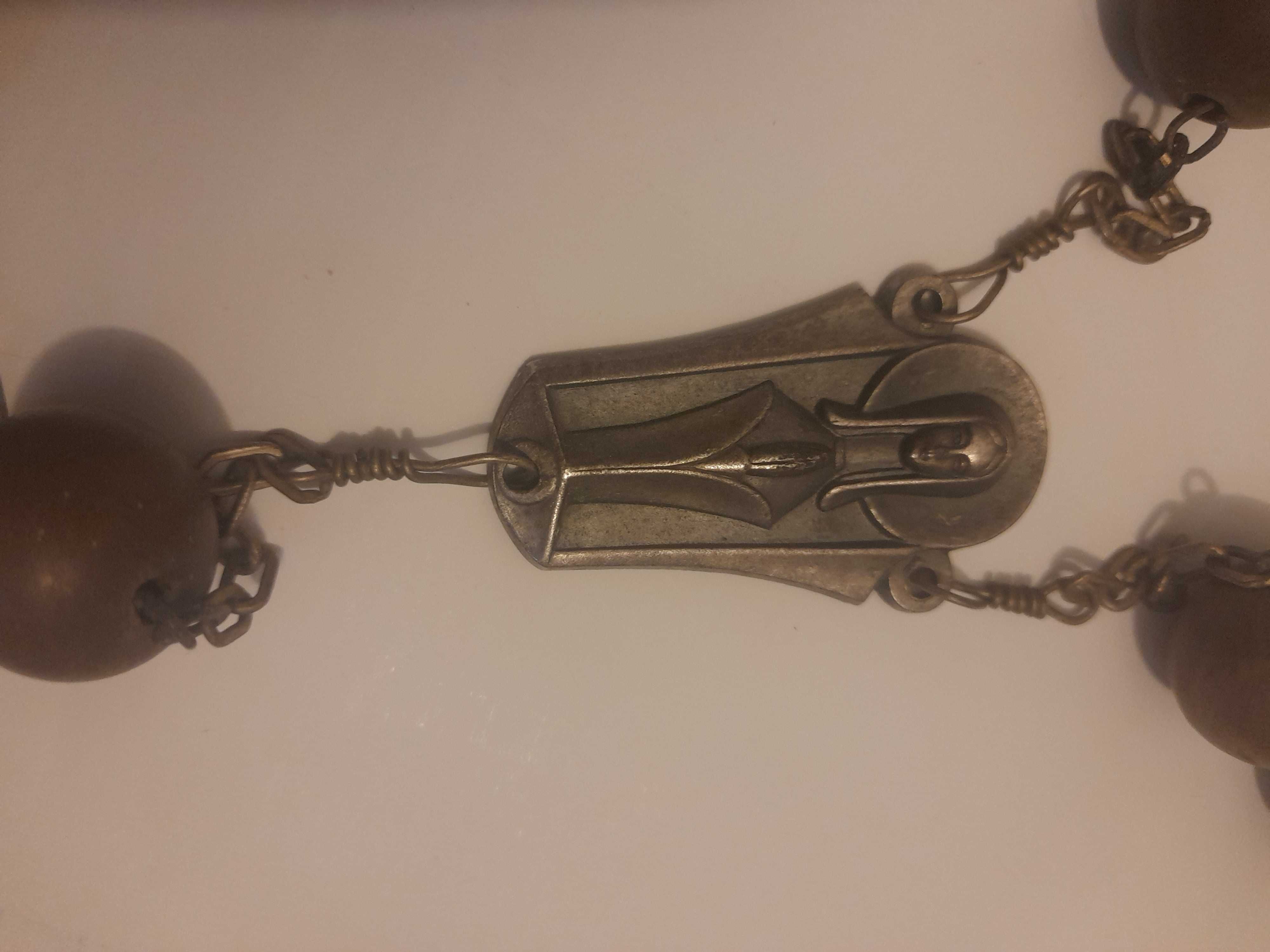 Terço Grande Decorativo de Nossa Senhora de Fátima ( M.  Antigo )