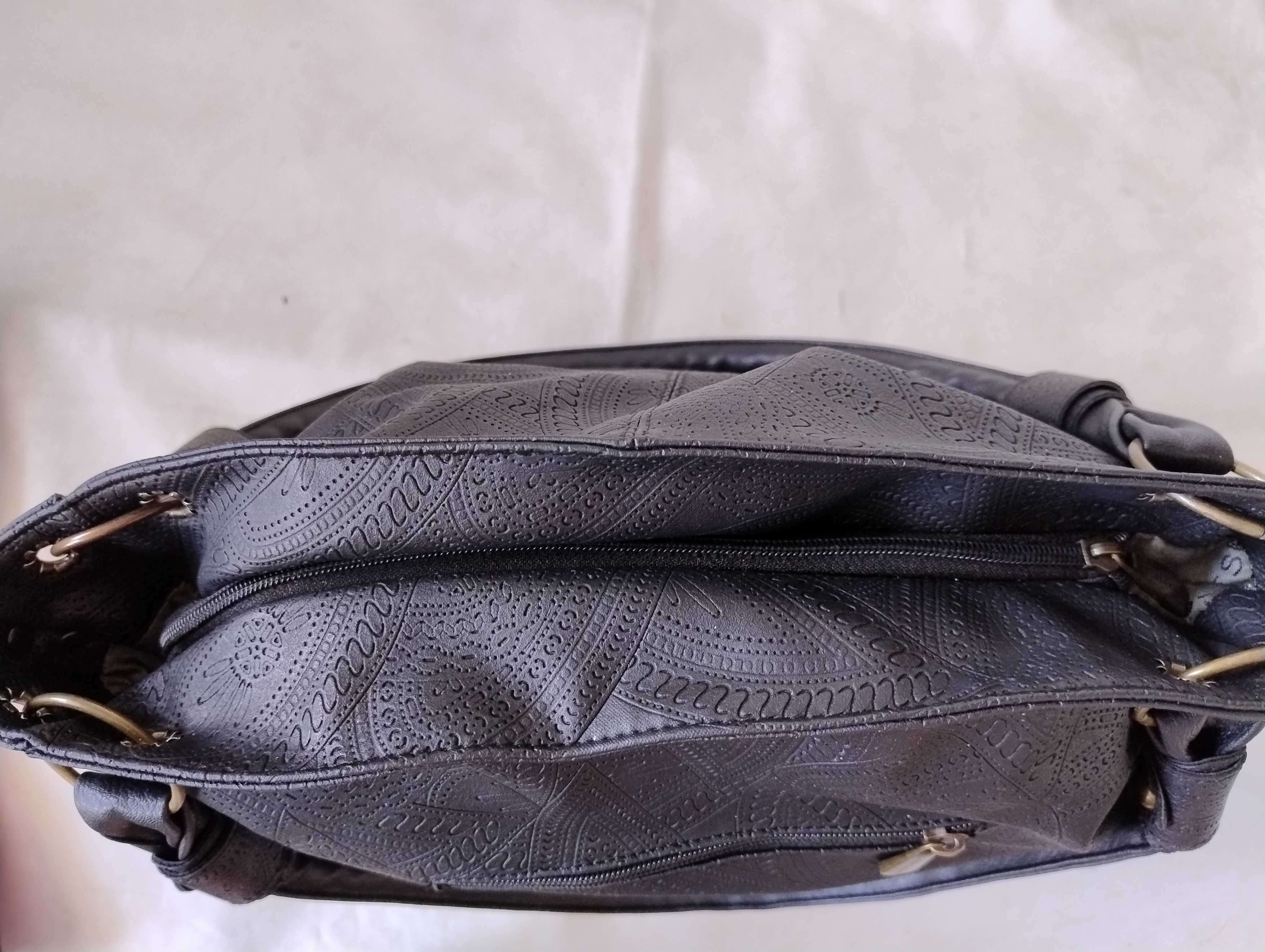 SUPER CENA Torebka torba Liebeskind Berlin czarna 36x31x11 cm
