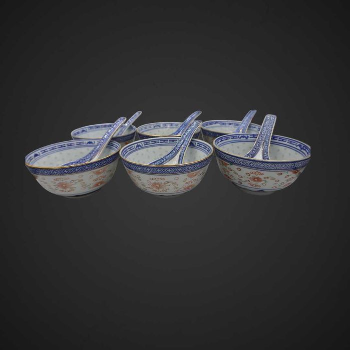 Porcelana ryzowa miski ramen B5/043066