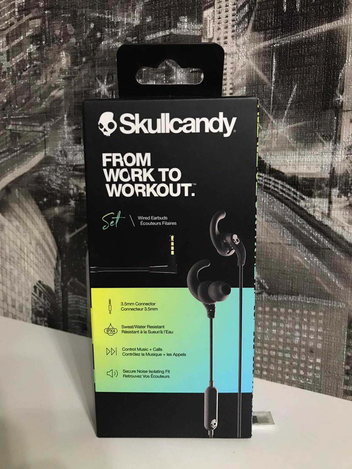 Новые! Наушники затычки с микрофоном Skullcandy Set