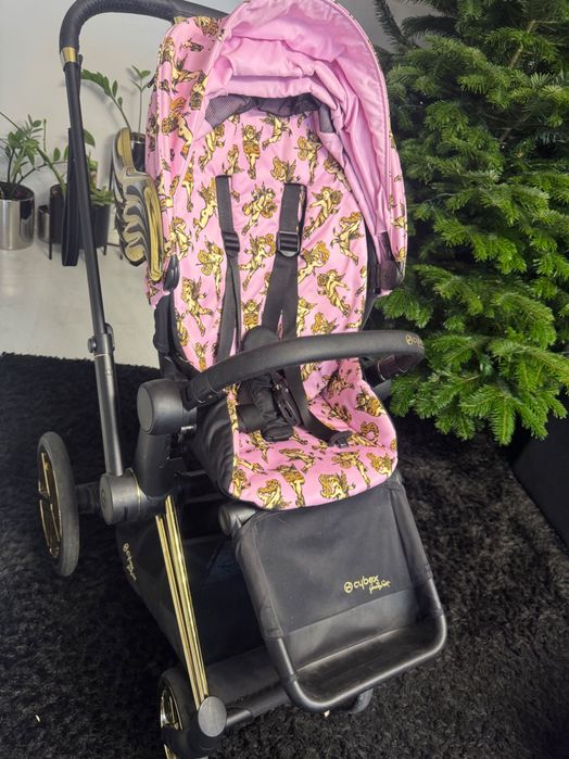 Wózek 2w1 Cybex Priam 2.0 Jeremy Scott Pink Cherubs różowy spacerówka