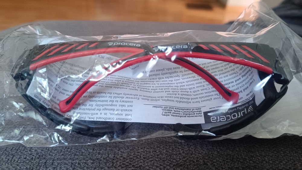 Okulary ochronne przeciwodpryskowe z uszczelnieniem PROCERA MARCUS