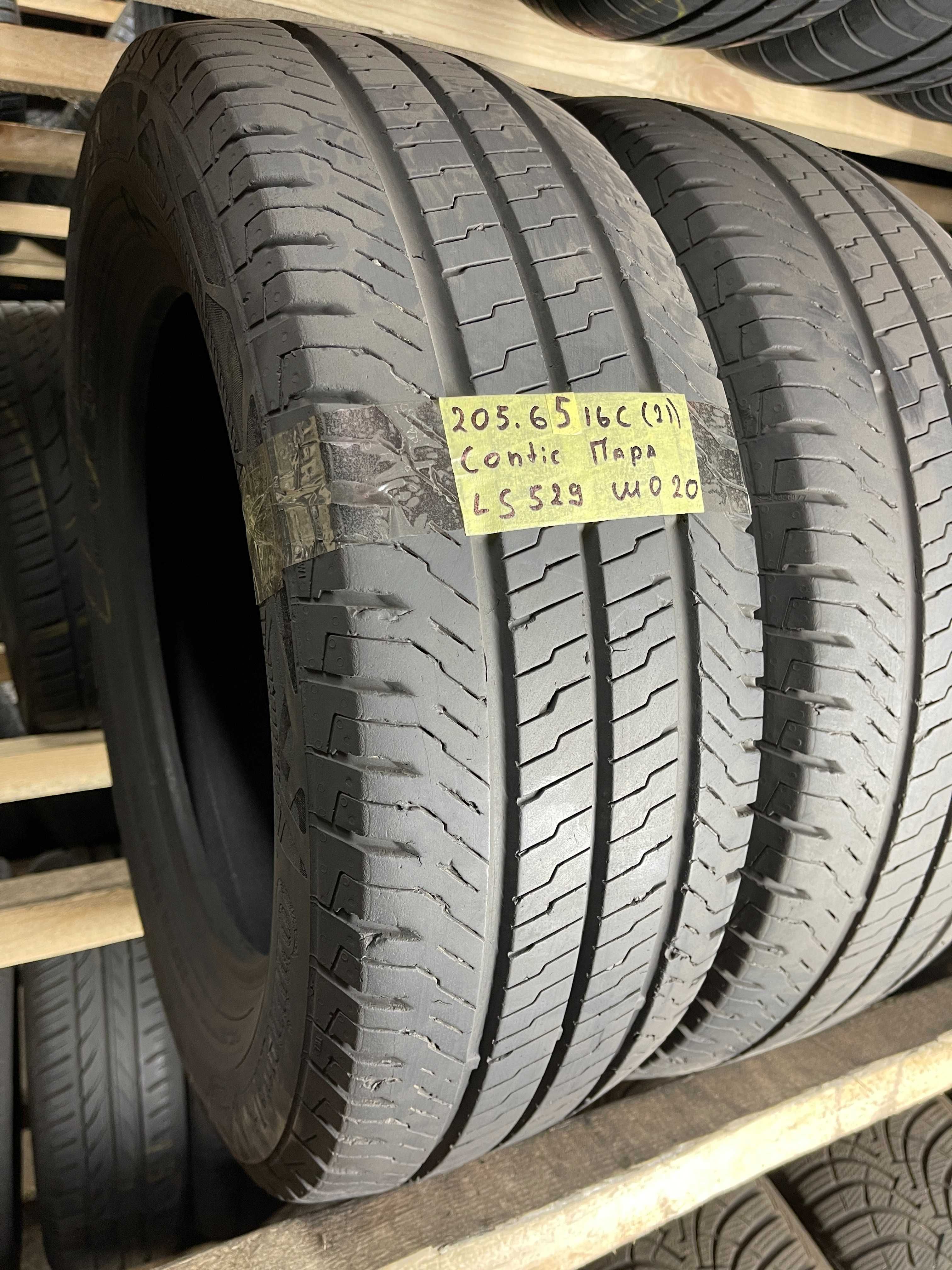 LS529 Літні шини 205/65r16c Continental Van Contact Eco резина р16