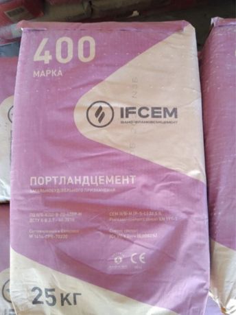 Цемент М400 опт, доставка 107,50