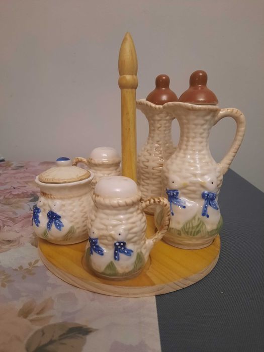 Zestaw do przypraw z lat 80 tych NOWY