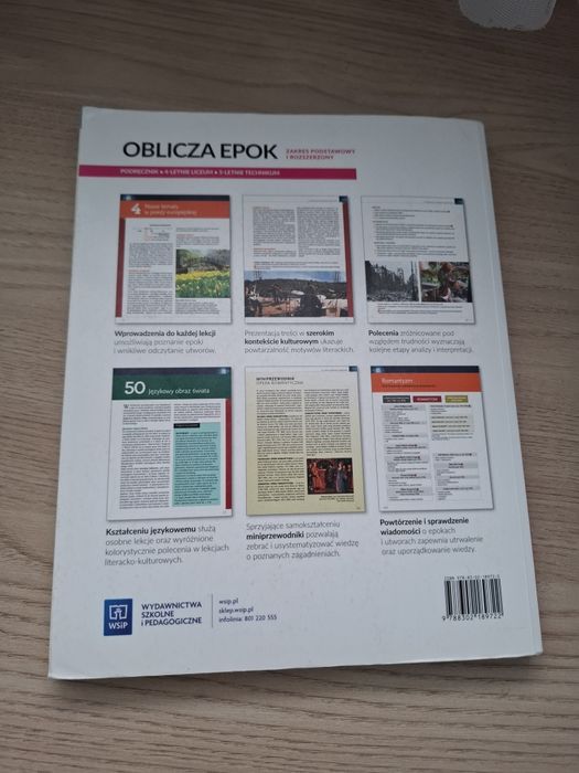 podręcznik język polski oblicza epok 2.1 wsip