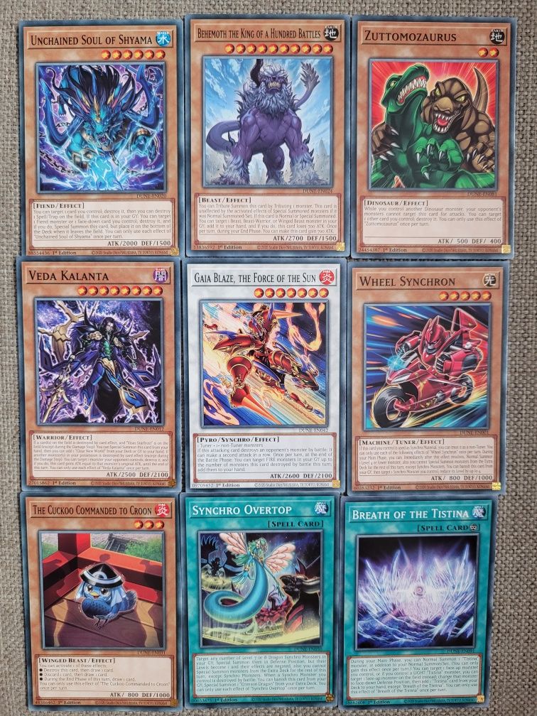 Oryginalne karty Yu-gi-oh! Wymiana na tazo, Wielkie Bitwy, DB Chio itp