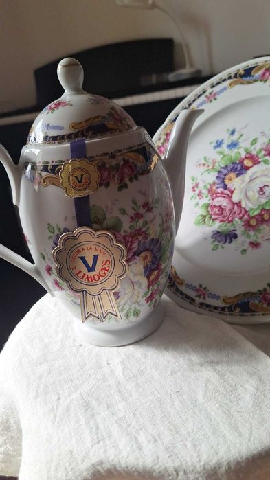 Conjunto Bule + Prato