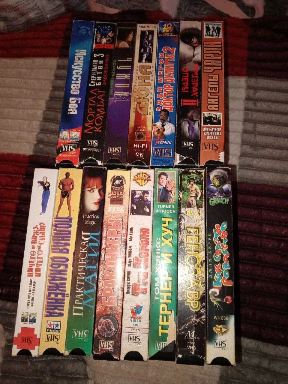 Видеокассеты VHS Доктор Дулиттл 2, Специалист, Тёрнер и Хуч, Гринч