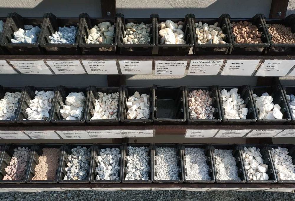 OZDOBNE KRUSZYWA podłoże otoczak grys żwir lawa pumeks keramzyt