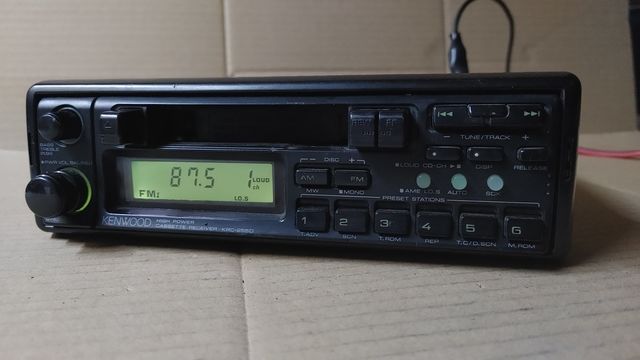 Kenwood KRC 255D radio samochodowe na kasety Vintage oldschool