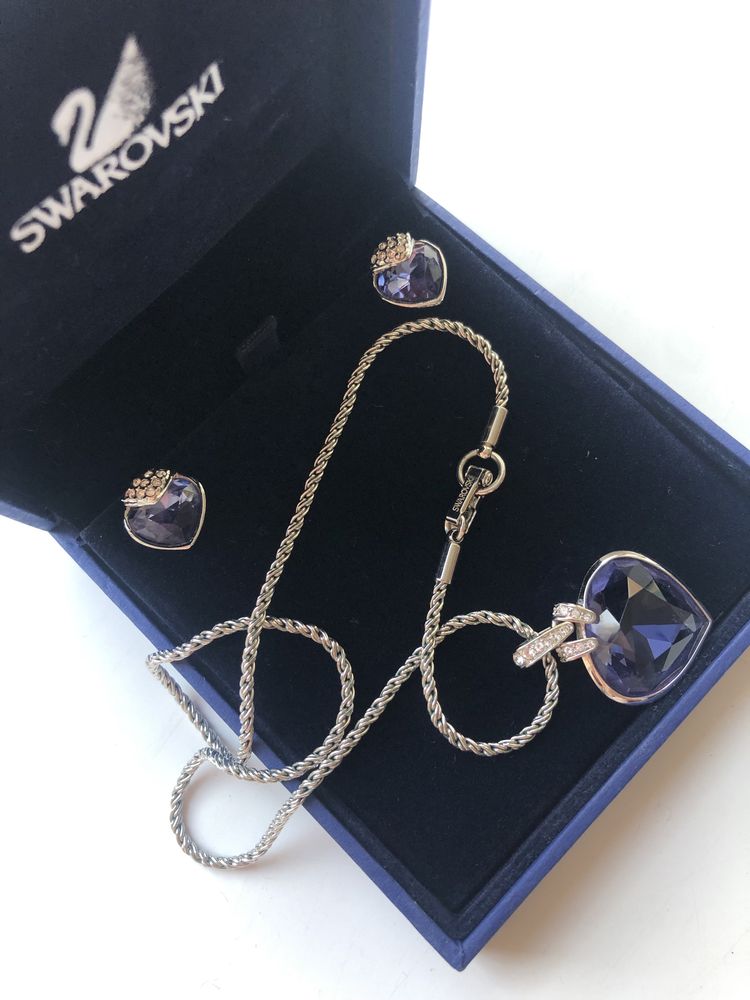 Сережки та підвіска Swarovski